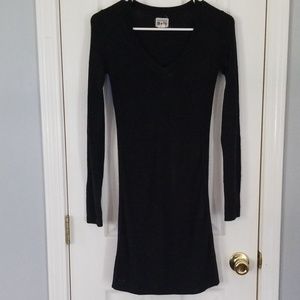 Black sweater dress